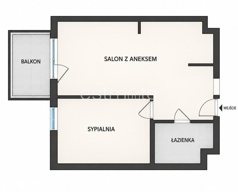 2 pokoje | Balkon | Blisko parku i centrum - zdjęcie 9