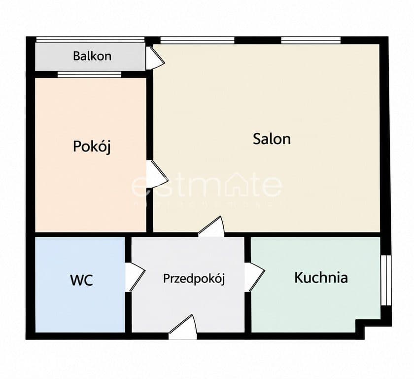 2 pokoje do remontu | Balkon | Winda - zdjęcie 12