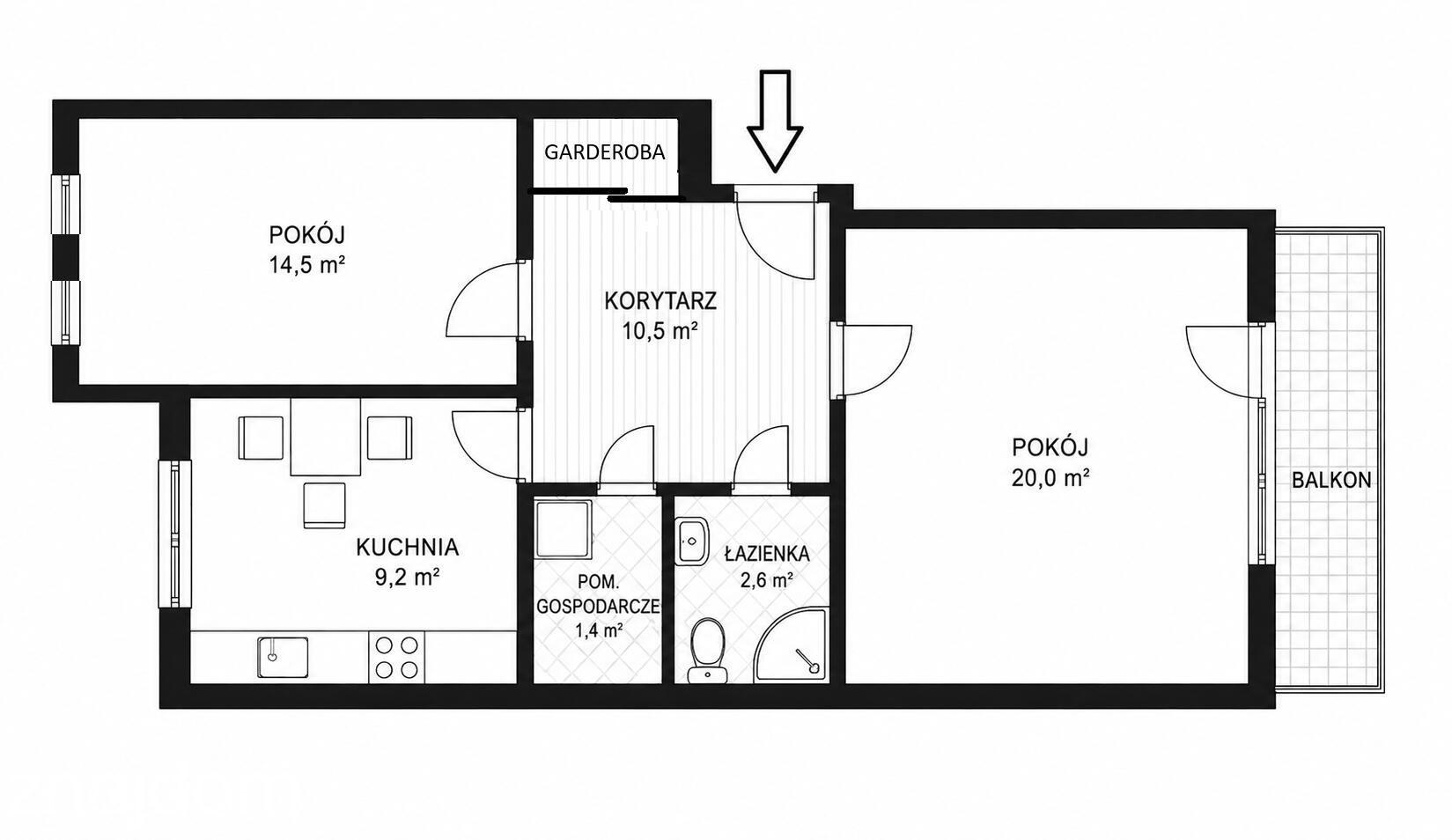 Kołobrzeska Starówka 2 pok. na II p. - zdjęcie 6