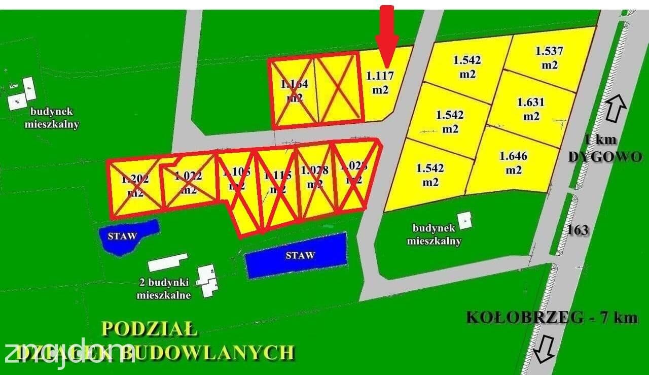 Dygowo działka pod budowę domu jednorodzinnego - zdjęcie 3