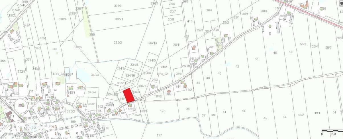 Czernin uzbrojona działka budowlana o pow. 1620 m2 - zdjęcie 2