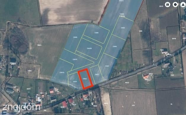 Czernin uzbrojona działka budowlana o pow. 1620 m2 - zdjęcie 3