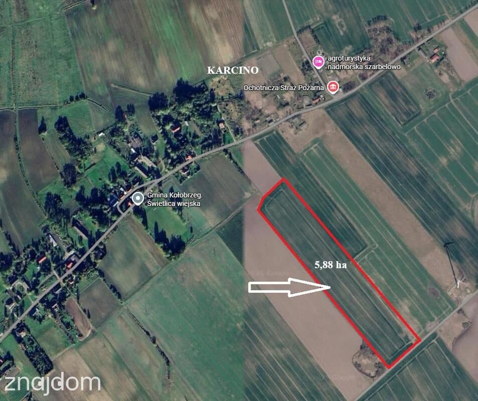 Karcino grunt rolny 5,88 ha - zdjęcie 3