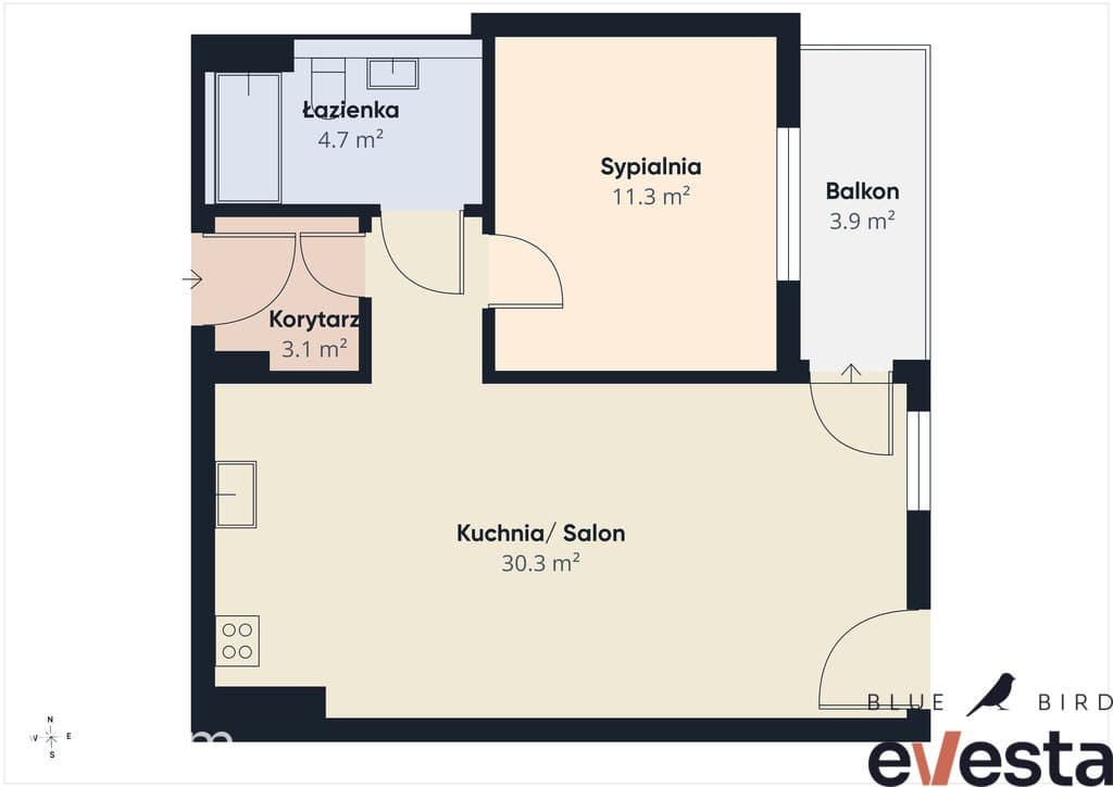 ✧Nowe Żerniki ✧Balkon ✧Winda ✧2x parking ✧Komórka✧ - zdjęcie 20