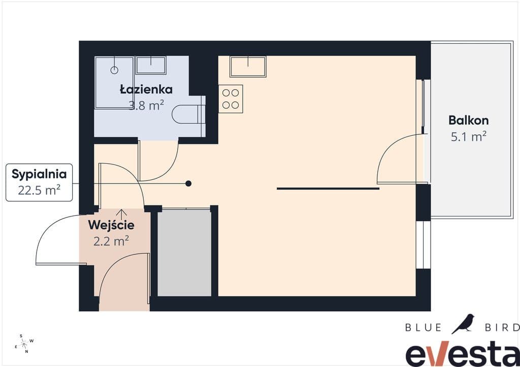 2 niezależne kawalerki | 2 balkony | Magnolia - zdjęcie 5