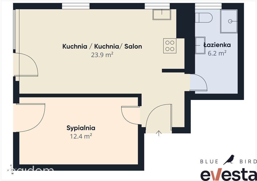 2 pokoje | duży balkon | garaż | Stabłowice - zdjęcie 16