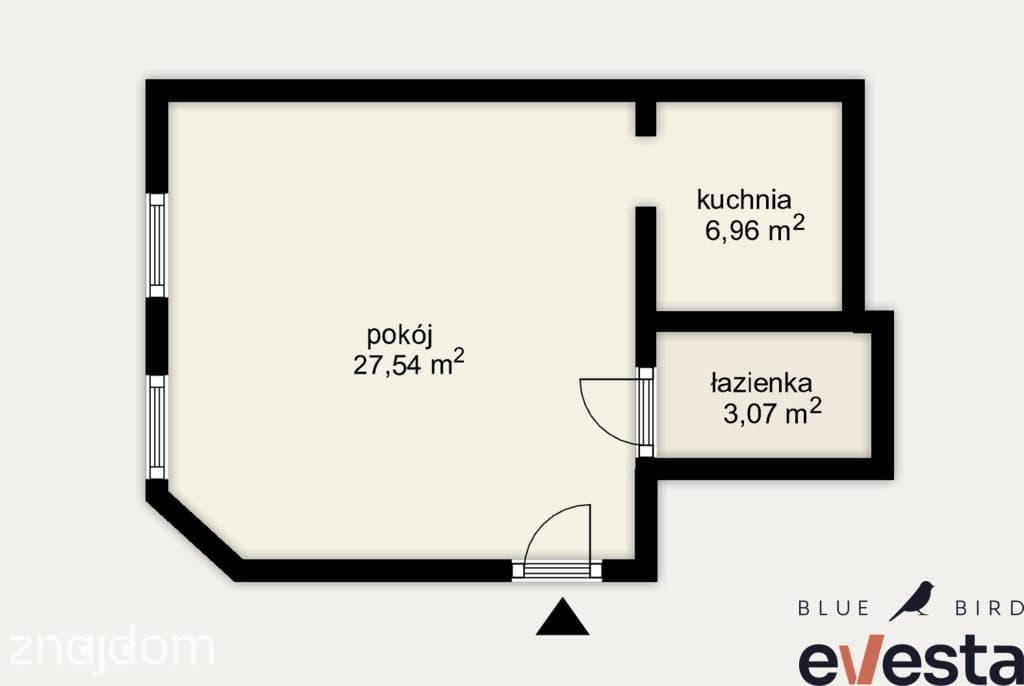 klimatyczna kawalerka | centrum | osobna kuchnia - zdjęcie 12