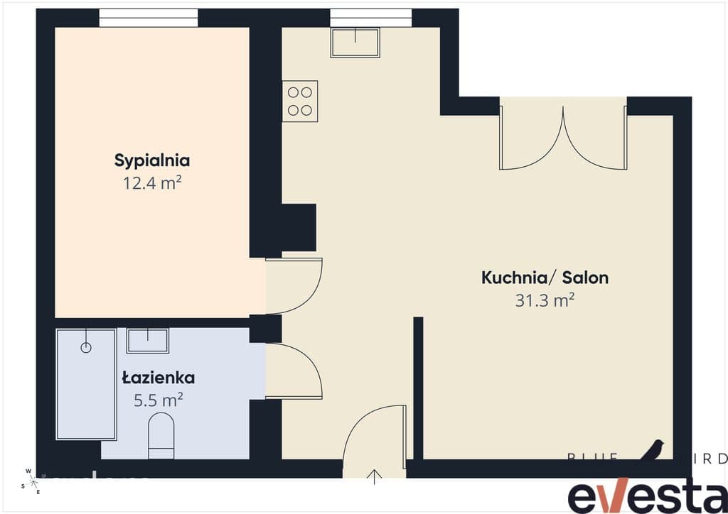 WYNAJEM/2 pok./ 49,65 m2/taras 50 m2/od zaraz/Czartoryskiego/gotowe - zdjęcie 18