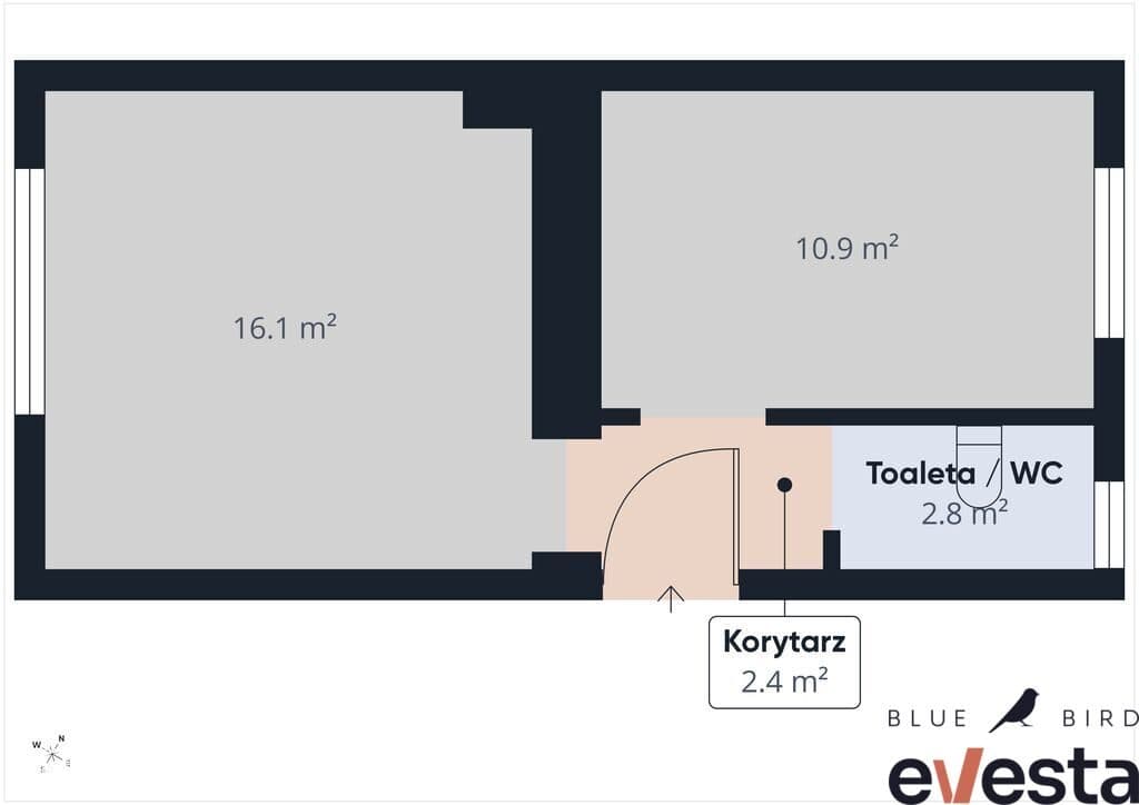 ⭐ Dwupokojowe mieszkanie 33 m², do wykończenia ⭐ - zdjęcie 7