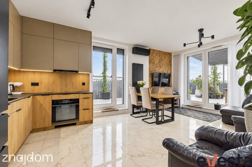 3 pokoje | Taras 61 m² z pergolą | Pełne wyposażenie