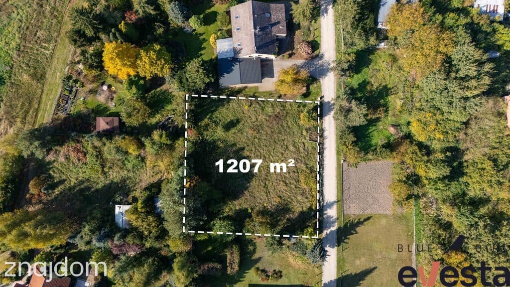 Ogrodzona działka budowlana 1 207 m² | Chrząstawa Wielka | MPZP