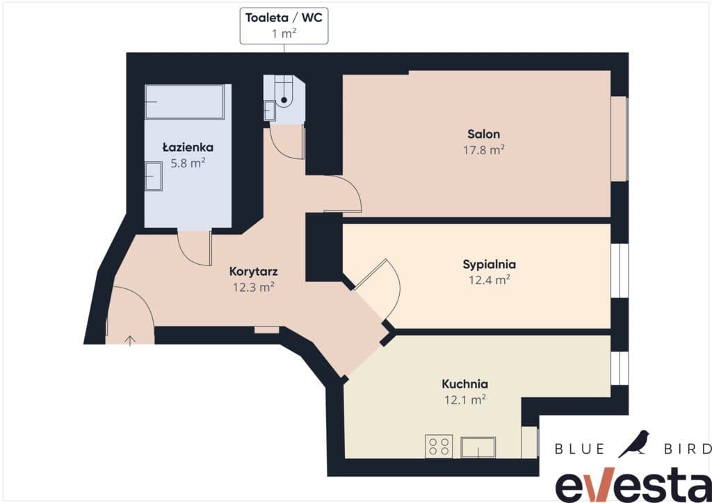 2 pok / rozkładowe / 60m2 / pet friendly - zdjęcie 11
