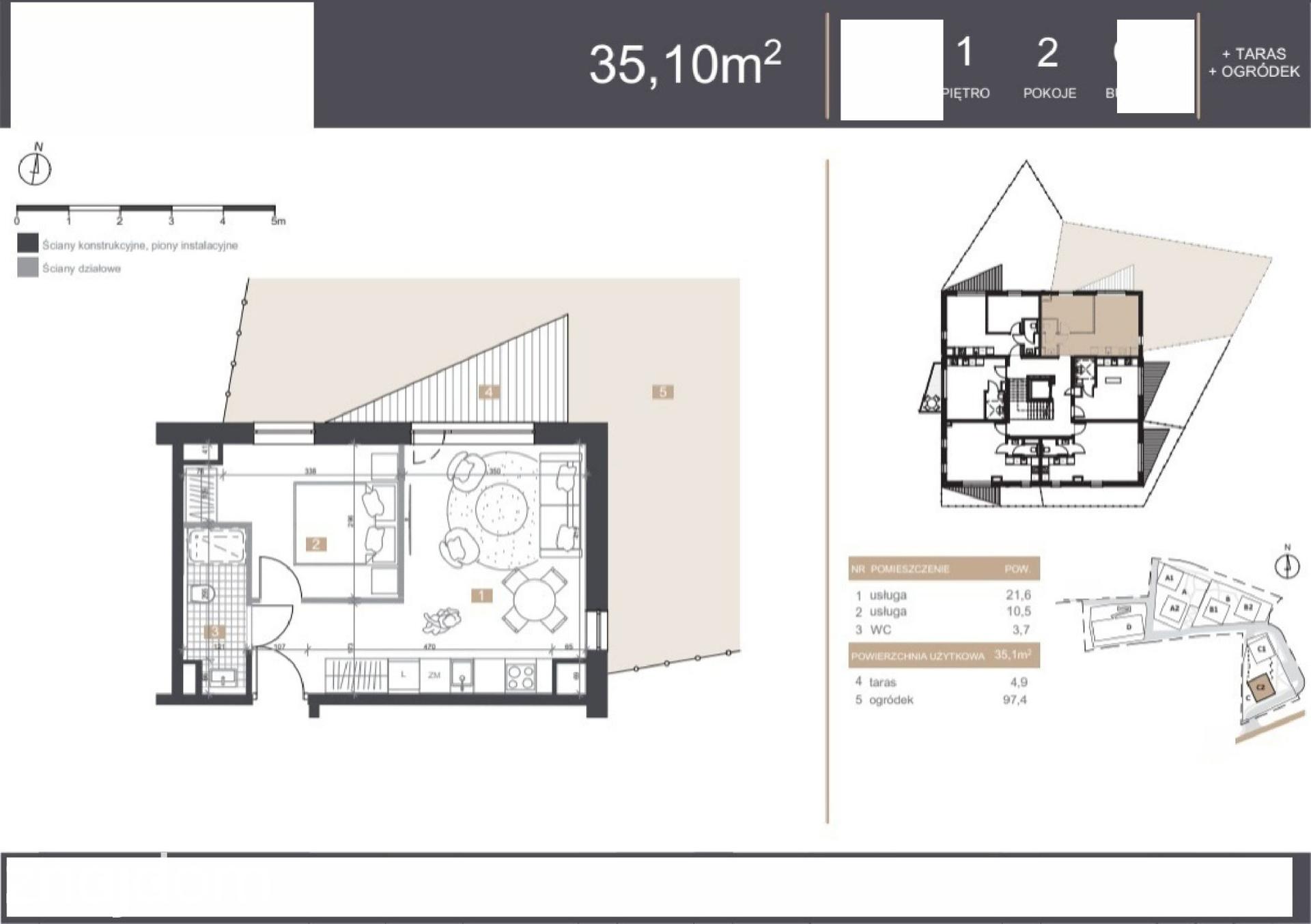 Mieszkanie 2-pokojowe 35.1m² - Stacja Ligocka - mieszkania inwestycyjne - Stacja Ligocka - mieszkania inwestycyjne