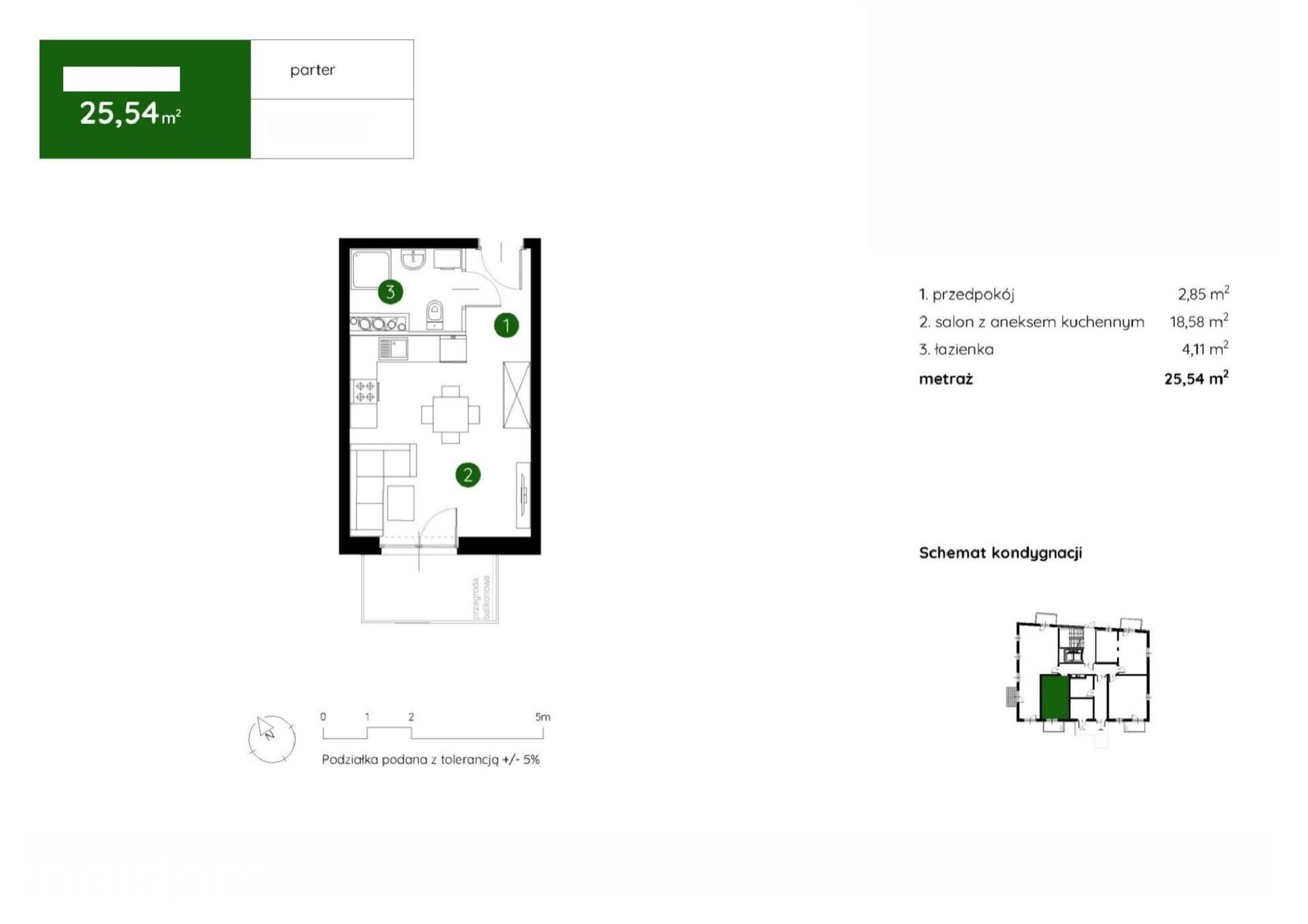 Mieszkanie 1-pokojowe 25.5m² - DuoPark - DuoPark