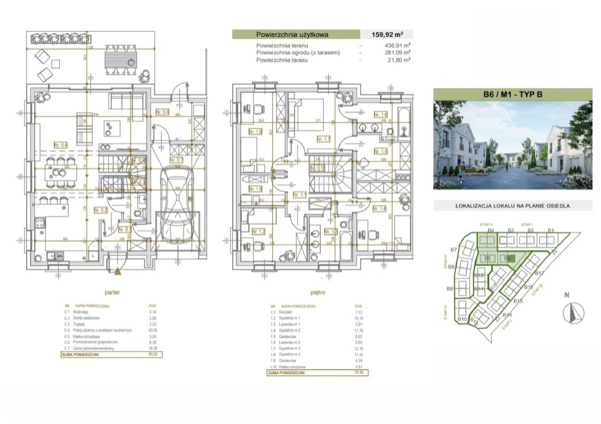 Dom 4-pokojowe 159.7m² - Cesarskie Ogrody etap II - Cesarskie Ogrody etap II