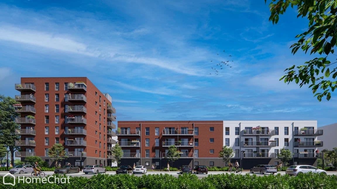 Mieszkanie 3-pokojowe 59.2m² - Osiedle Moderno - Osiedle Moderno