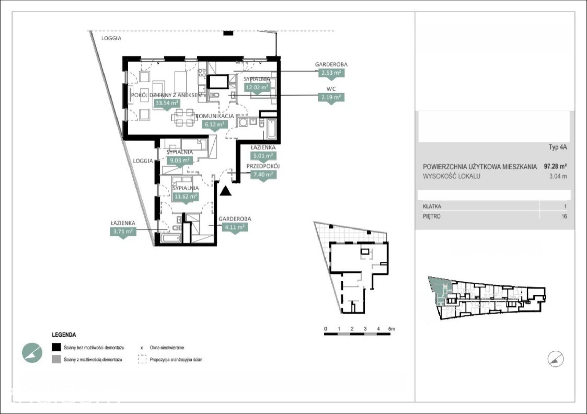 Mieszkanie 4-pokojowe 97.3m² - Swobodna Living - Swobodna Living