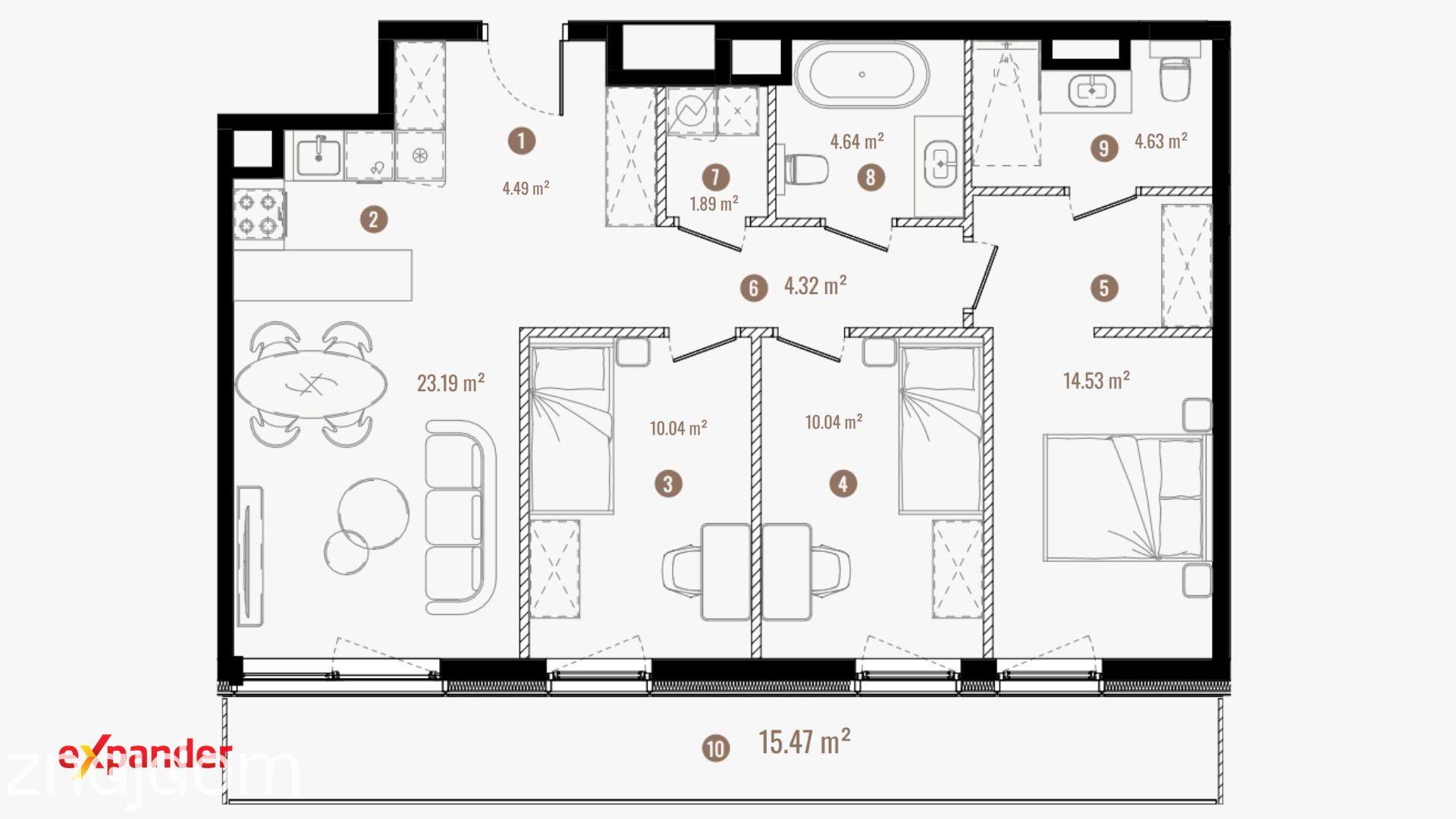 LOFT M4 - widok na park - bez PCC i prowizji - zdjęcie 11
