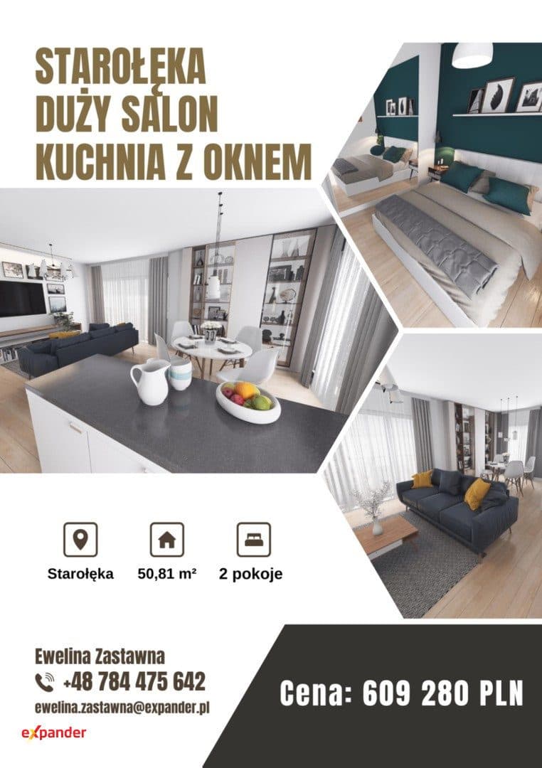 Starołęka | Duży salon | Kuchnia z oknem | Gotowe do końca roku