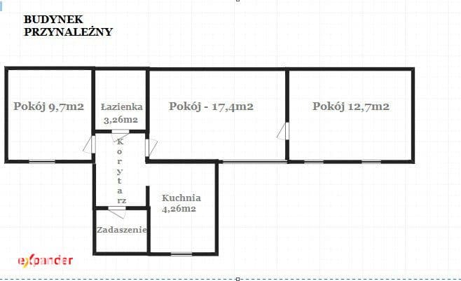 Duża działka w prostokącie + dom + drugi budynek z pompą ciepła - zdjęcie 13