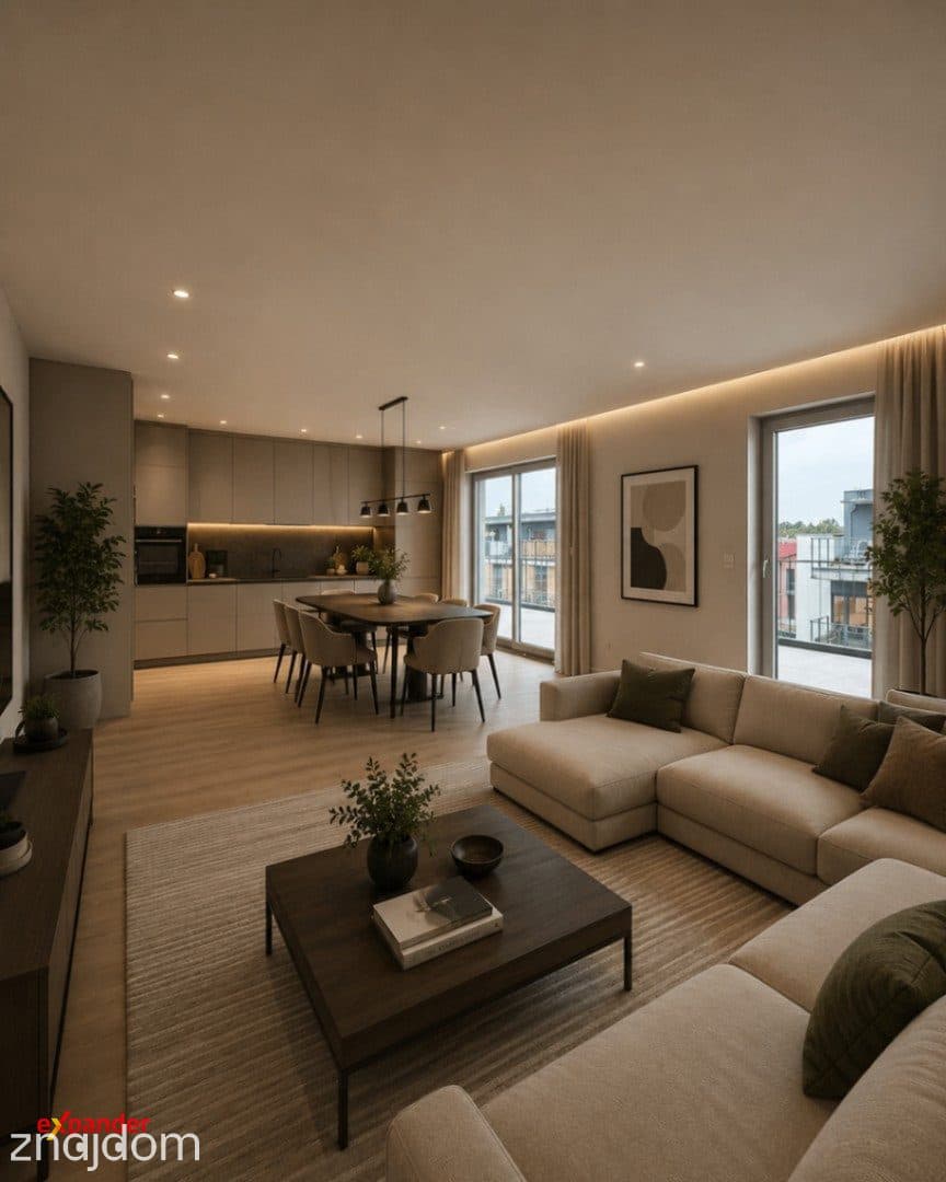 Apartament 4pok z dużym balkonem na ostatnim piętrze