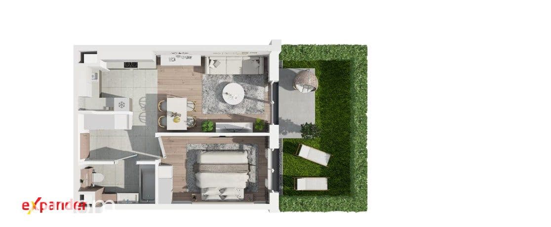 2 pokoje z ogrodem od strony południowej | Nowe Jeżyce - zdjęcie 16