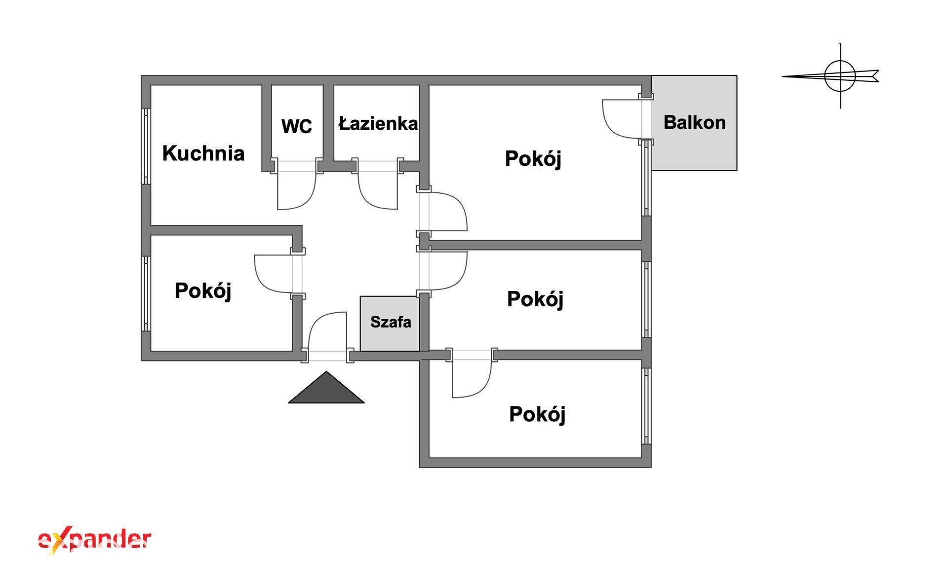 4 pokoje | do remontu | LSM - zdjęcie 12