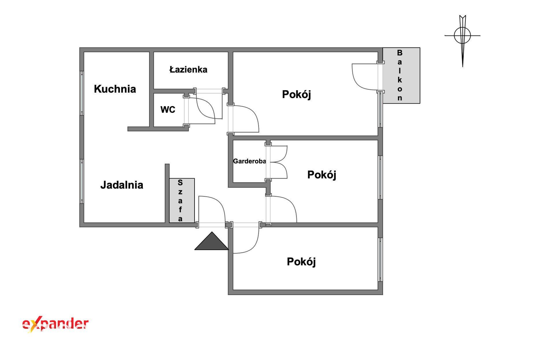Słoneczne 3 pokoje | garderoba | jadalnia | Wrotków - zdjęcie 15