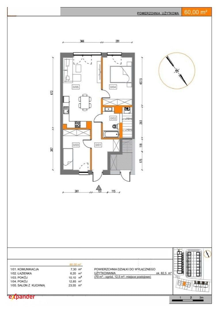 Mieszkanie 60 m2 w zabudowie szeregowej Wilczyce Wrocław - zdjęcie 14