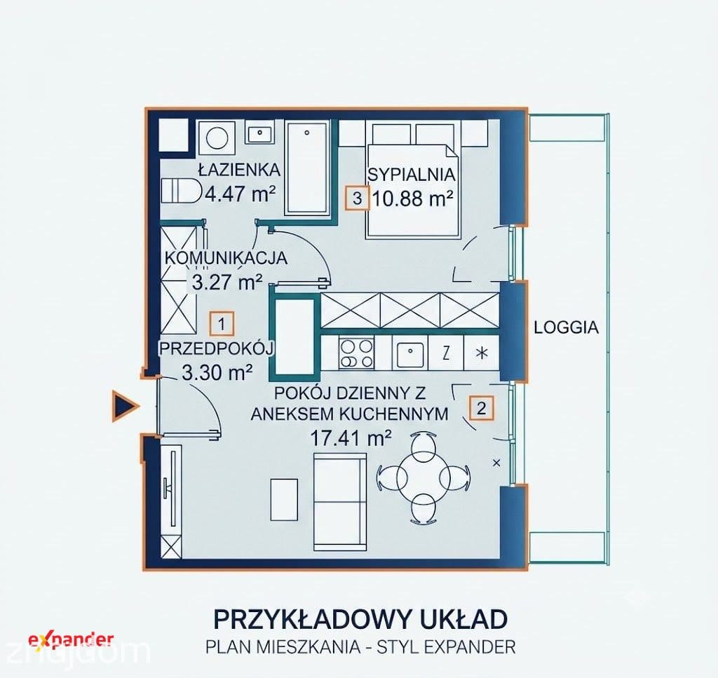 Stan P. Klucz lub Developerski - Balkon 10m2 - zdjęcie 7