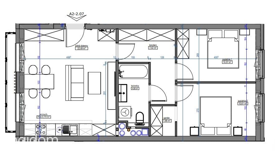 Dla Rodziny | 3 pokoje | Klucze Wrzesień | Balkon | Garderoba - zdjęcie 7