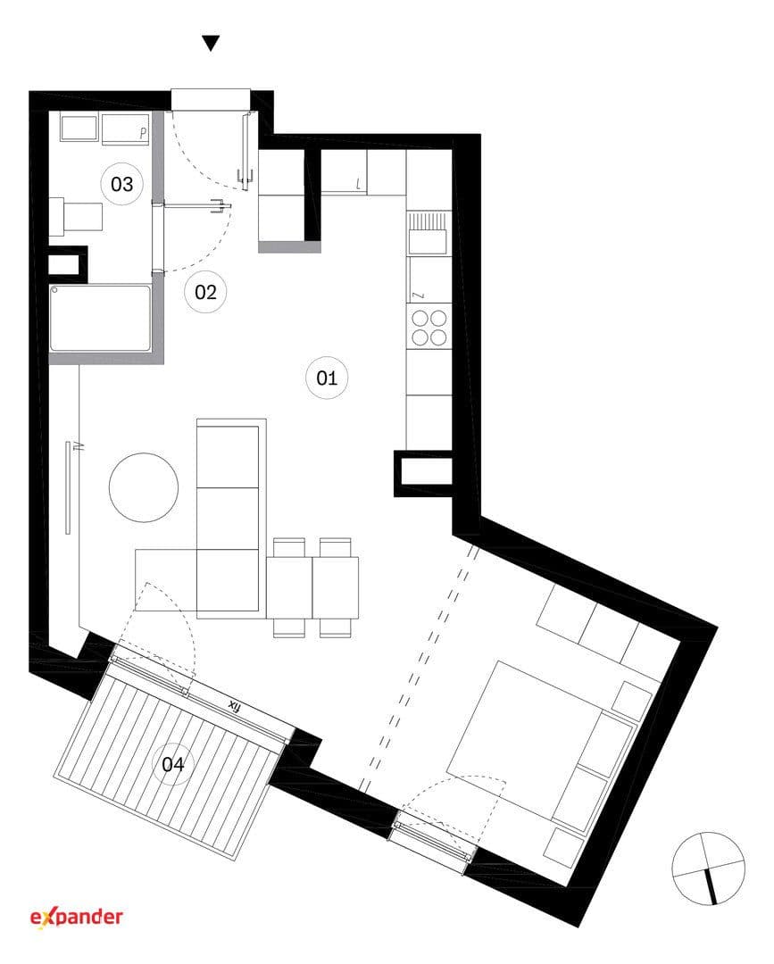 Nowe mieszkanie od dewelopera, Gotowe do odbioru, Wilda, 47,56 m² + taras - zdjęcie 8