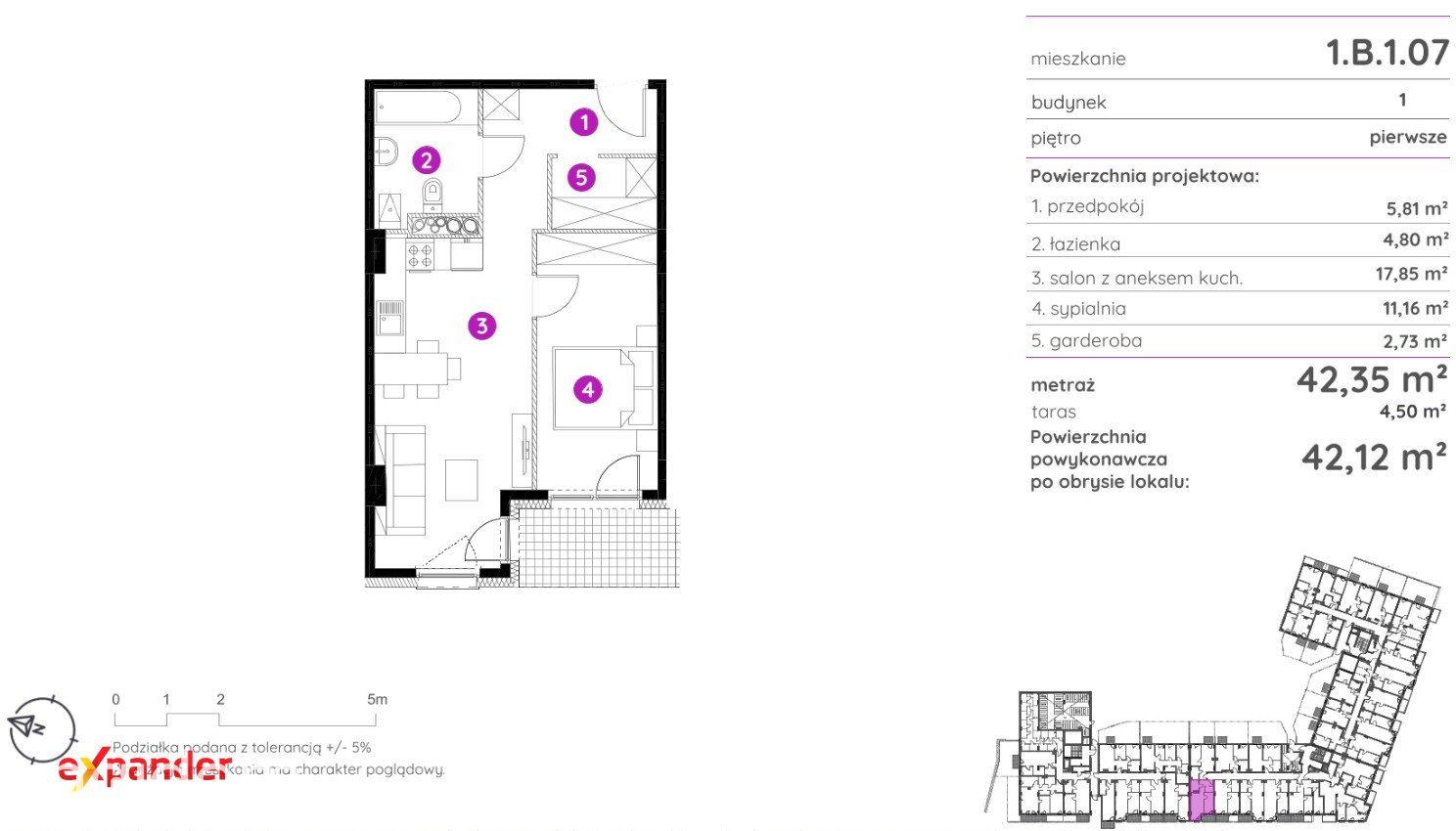 2 pokoje blisko centrum, balkon, garderoba - zdjęcie 6