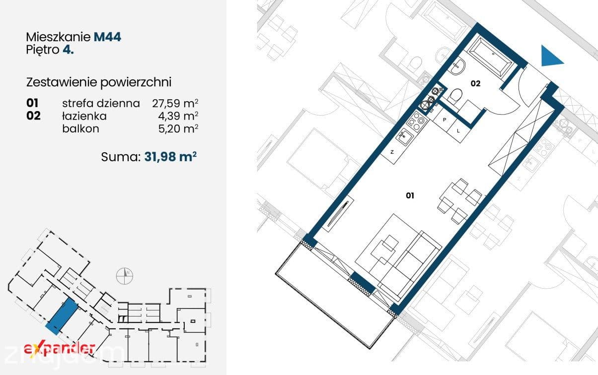 Komfortowe mieszkanie nad Zalewem ul. Kwiatkowskiego, Nowa Dęba - zdjęcie 9