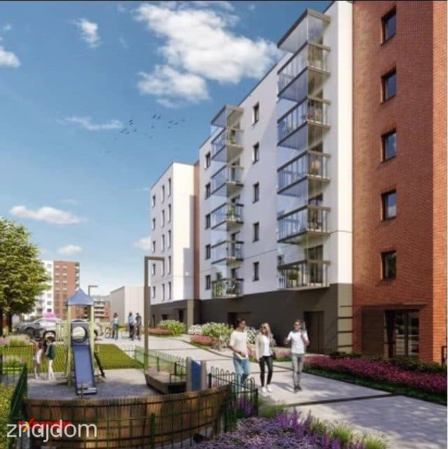 Nowe Mieszkanie 3-pokojowe 61.96 m2 Ołbin oddzielna kuchnia - zdjęcie 2