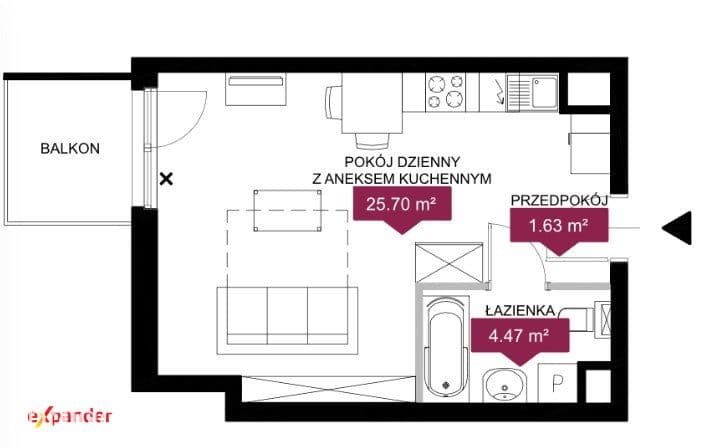 Funkcjonalny apartamant .. blisko wszystkiego, 1 km od centrum - zdjęcie 18
