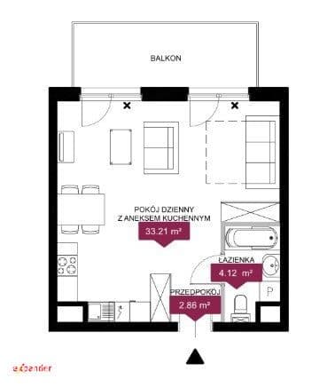 Funkcjonalny apartament z dużym balkonem.. 1km od centrum - zdjęcie 19