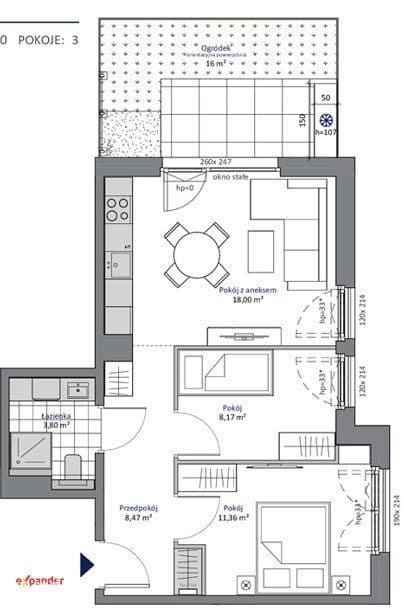 pod Klucz 3 pokoje | Ogródek | Apartament | Łeba - zdjęcie 5