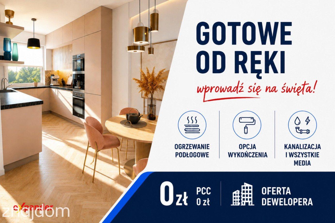 4 pokoje | 83 m² gotowe | Opcja wykończenia