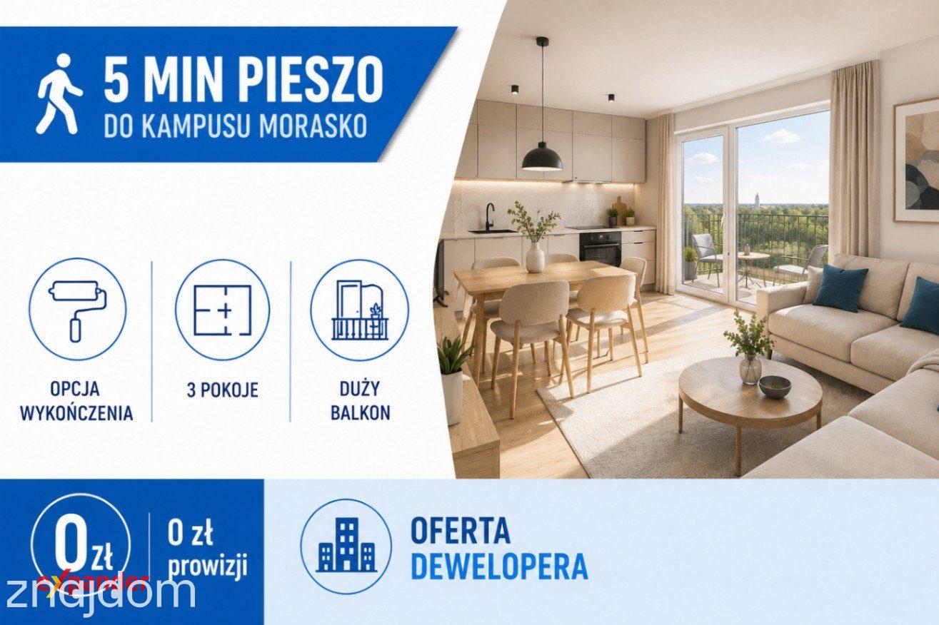 41 m² i aż 3 pokoje | UAM Morasko