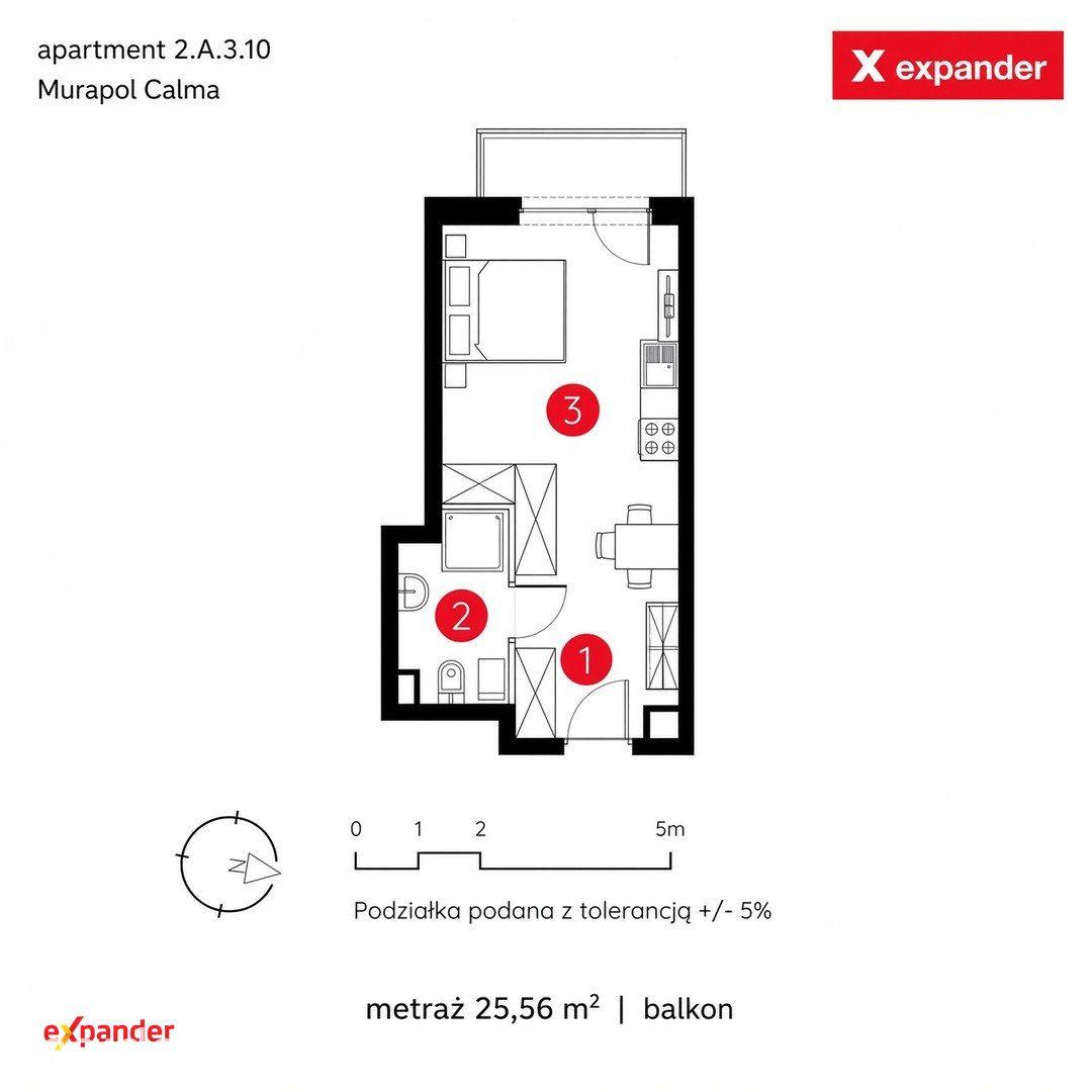 Kompaktowa 1-pok. 25,56 m², Gdynia - zdjęcie 4