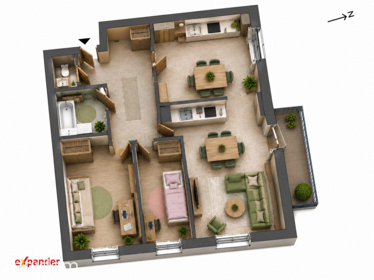 Mieszkanie rodzinne|4pokoje|balkon|Gdańsk Południe|Orunia - zdjęcie 4