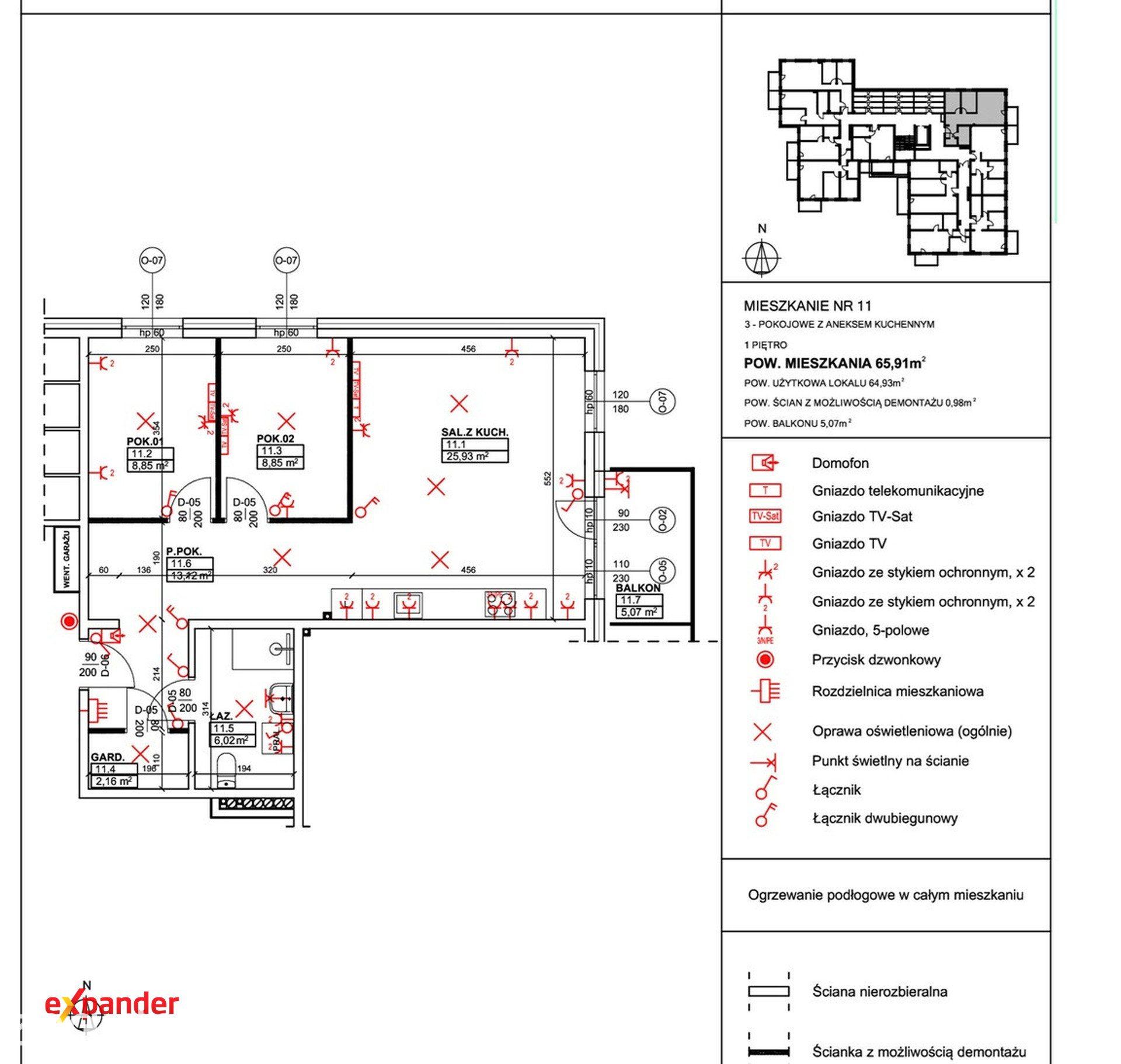 NOWA INWESTYCJA! Stawki 3 pokoje 65,32 M2 + balkon - zdjęcie 8