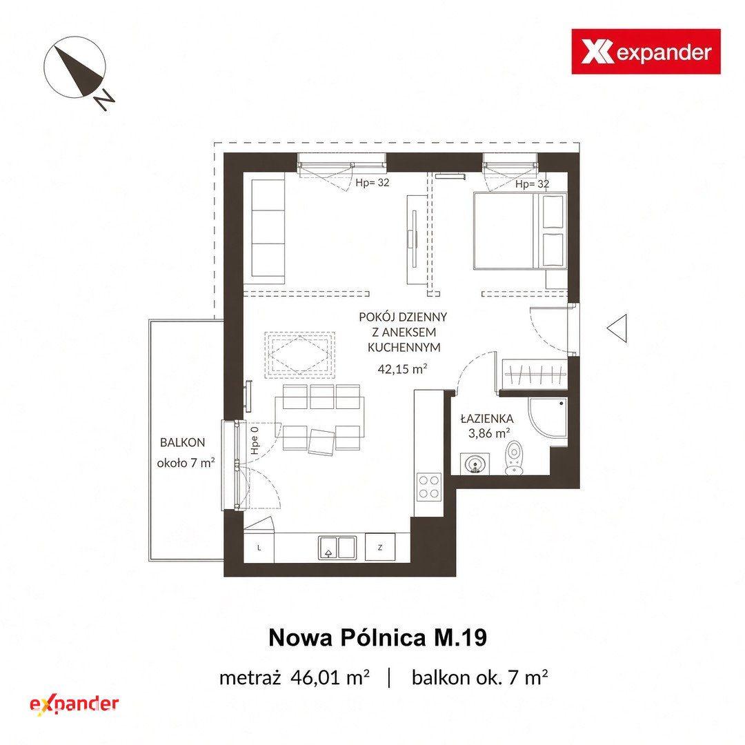 Funkcjonalna kawalerka z balkonem, 5. piętro - zdjęcie 5