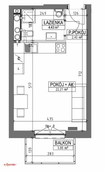 Na sprzedaż 1-pokojowe przytulne mieszkanie - zdjęcie 8