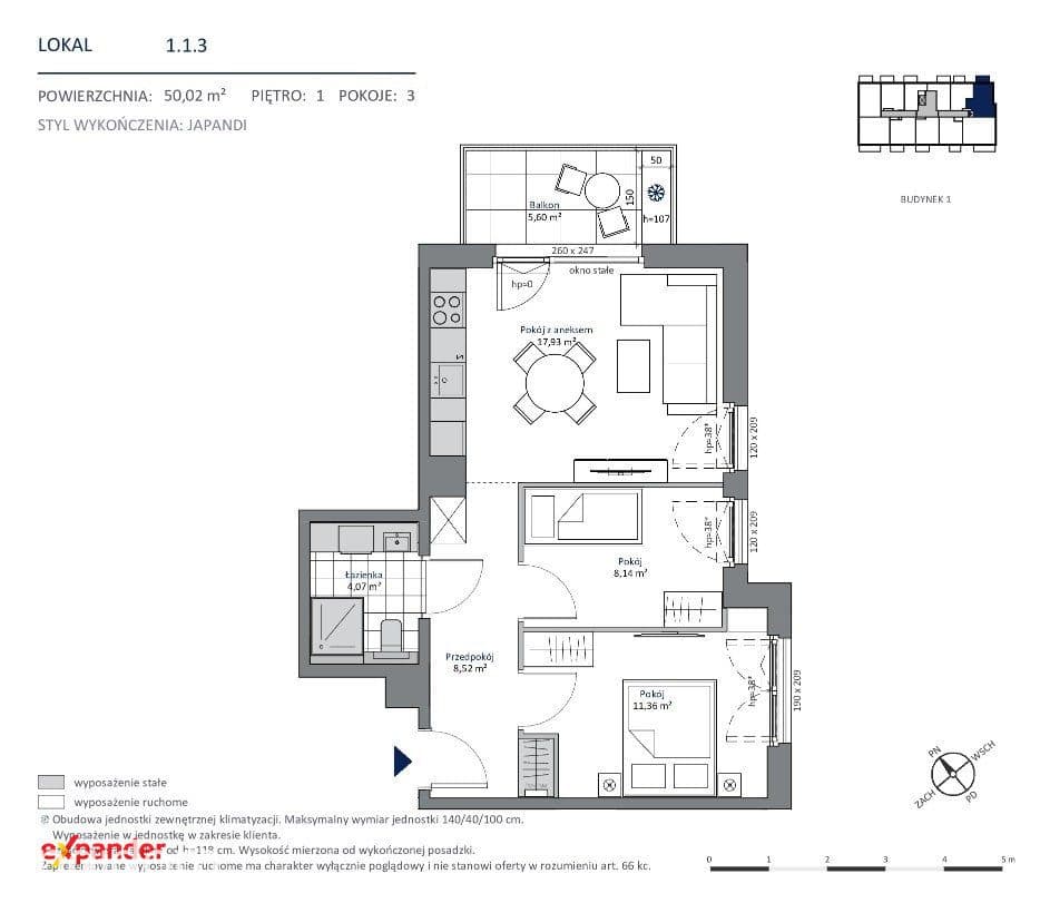 Łeba 3-pokojowy apartament | Balkon | Wykończony pod klucz - zdjęcie 16