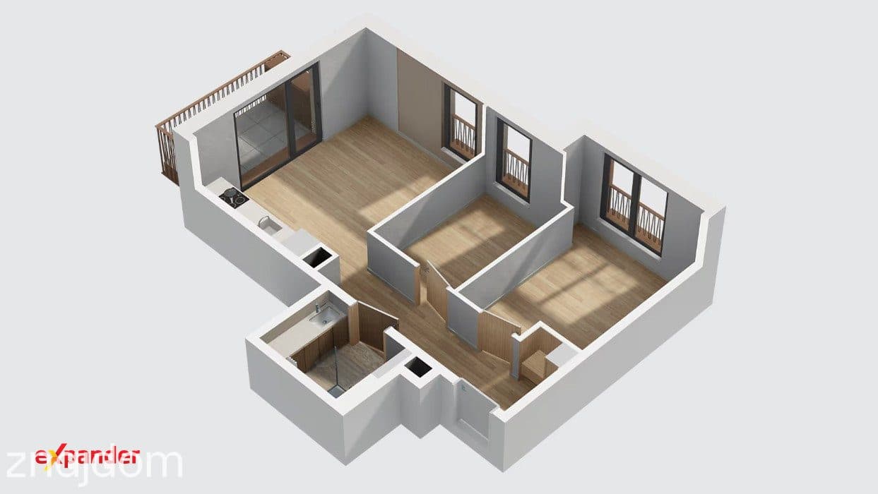 Łeba 3-pokojowy apartament | Balkon | Wykończony pod klucz - zdjęcie 17