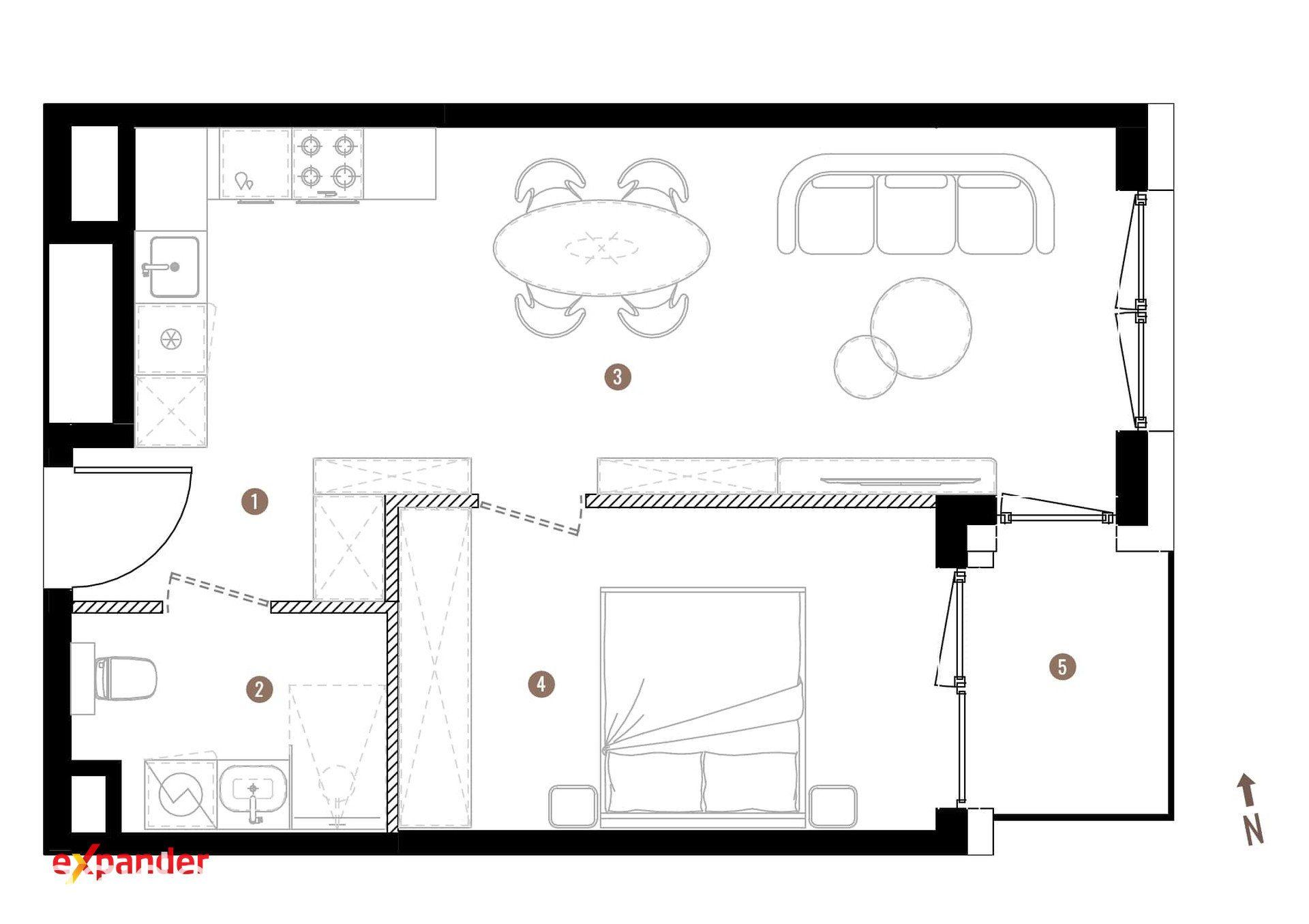 Świetny układ! Mieszkanie w CENTRUM + Balkon - zdjęcie 6