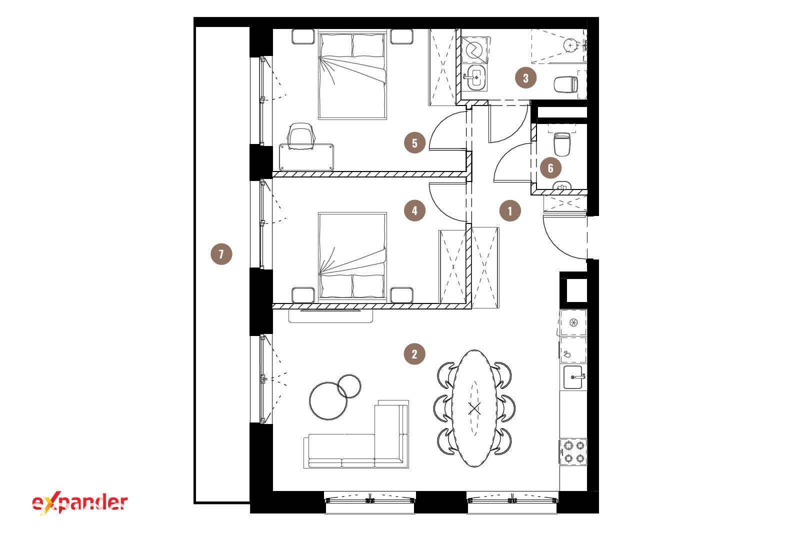PROMOCJA! 3 Pokoje + BALKON, Ekspozycja Płd - Prestiżowa Lokalizacja - zdjęcie 8