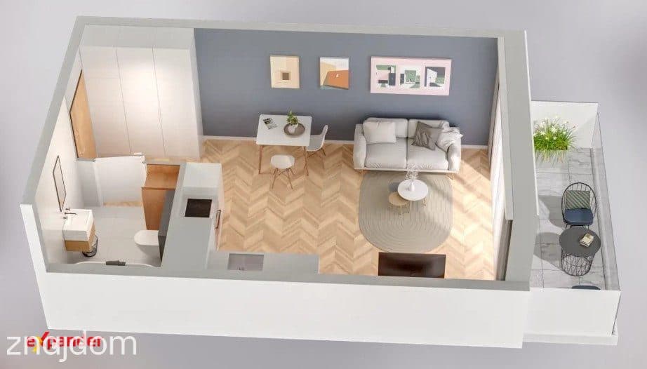 Kawalerka | Pierwsze mieszkanie! | Blisko Centrum | Tramwaj 3 minuty - zdjęcie 9